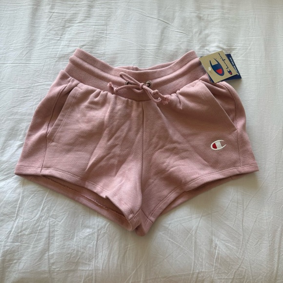 Champion Pants - Champion reverse weave pink sweat shorts